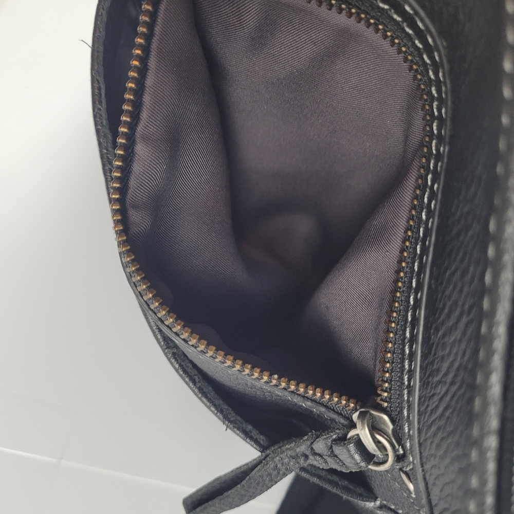 The Sak Crossbody Purse - Black Leather - Picture 3 of 12